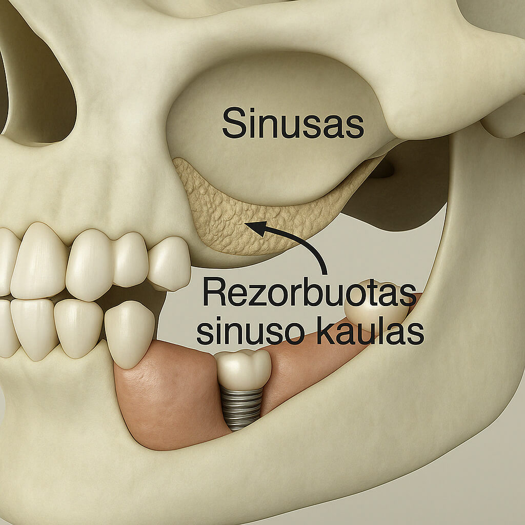 Sinuso dugno pakėlimas